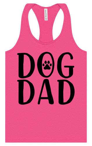 Dog Dad Women's Racerback Tank