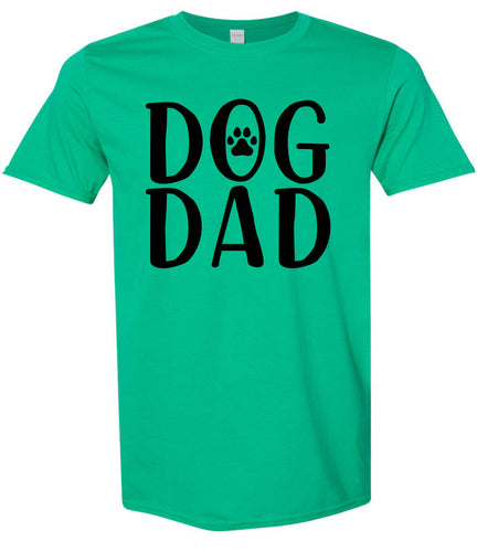 Dog Dad Adult Gildan Soft Shirt