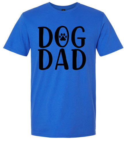 Dog Dad Adult Gildan Soft Shirt