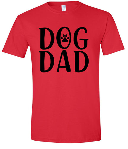 Dog Dad Adult Gildan Soft Shirt