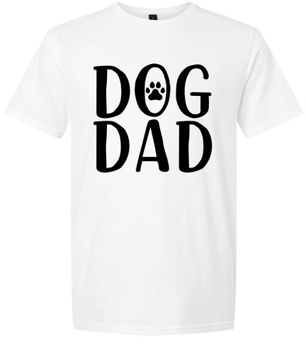 Dog Dad Adult Gildan Soft Shirt