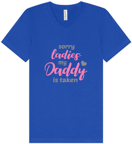 Daddy is Taken Unisex V-Neck Shirt