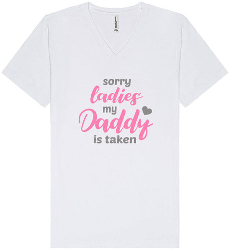 Daddy is Taken Unisex V-Neck Shirt