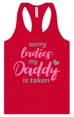 Daddy is Taken Women's Racerback Tank