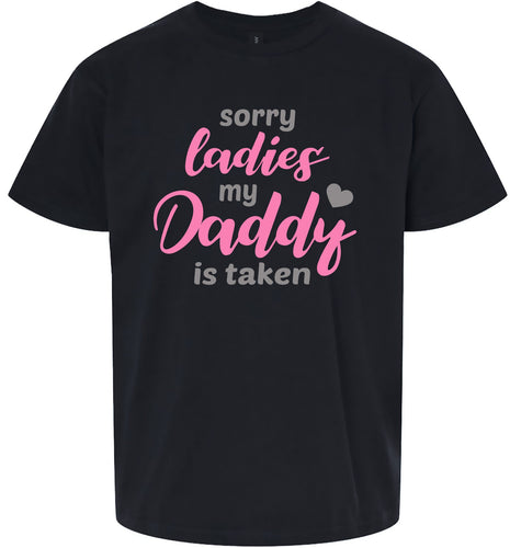 Daddy is Taken Children's Gildan Soft Shirt