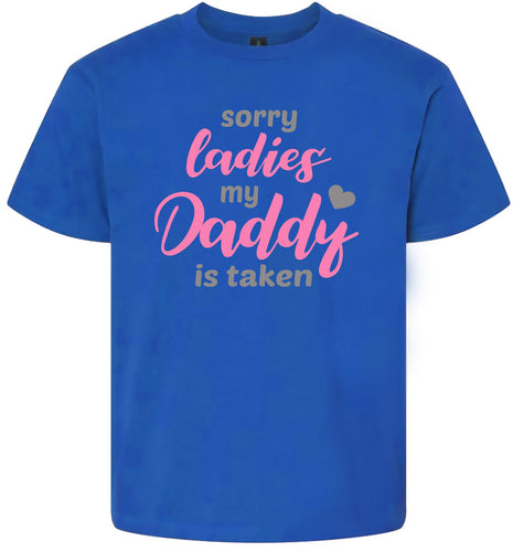 Daddy is Taken Children's Gildan Soft Shirt