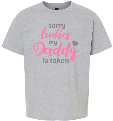 Daddy is Taken Children's Gildan Soft Shirt