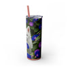 Skinny Tumbler with Straw – 20 oz Stainless Steel Cup