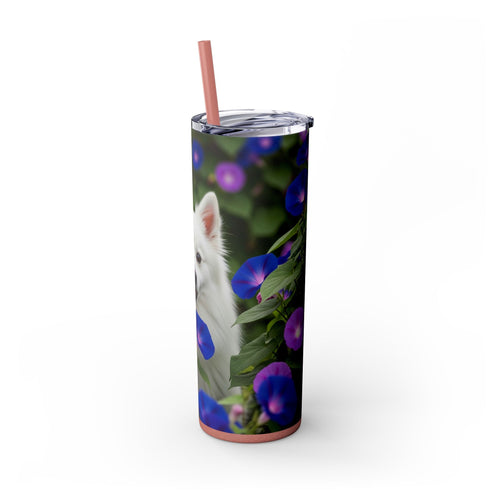 Skinny Tumbler with Straw – 20 oz Stainless Steel Cup