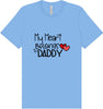 My Heart Belongs to Daddy Adult Bella Canvas Shirt