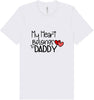 My Heart Belongs to Daddy Adult Bella Canvas Shirt