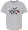 My Heart Belongs to Daddy Children's Gildan Soft Shirt