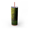 Skinny Tumbler with Straw – 20 oz Stainless Steel Cup