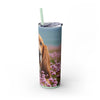 Skinny Tumbler with Straw – 20 oz Stainless Steel Cup