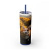 Skinny Tumbler with Straw – 20 oz Stainless Steel Cup