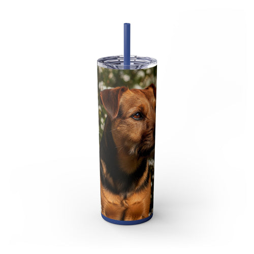 Skinny Tumbler with Straw – 20 oz Stainless Steel Cup