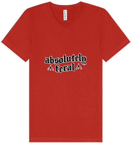 Absolutely Feral Unisex V-Neck Shirt