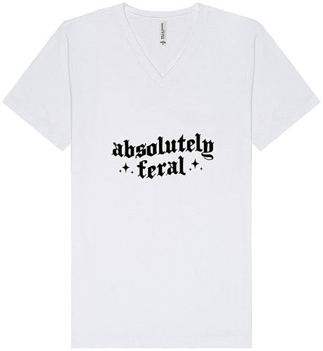 Absolutely Feral Unisex V-Neck Shirt