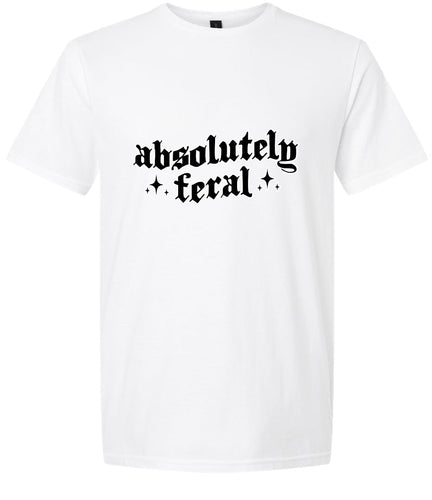 Absolutely Feral Adult Gildan Soft Shirt