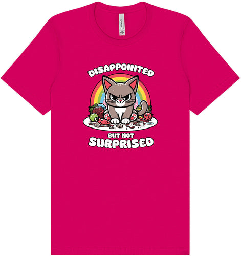Disappointed, Not Surprised Adult Bella Canvas Shirt