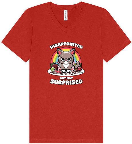 Disappointed, Not Surprised Unisex V-Neck Shirt