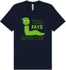 100 Days Smarter Green Worm Adult Bella Canvas Shirt