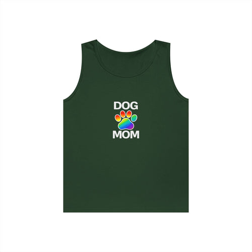 Pride Dog Mom Unisex Heavy Cotton Tank Top (9 Colors)