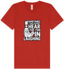 Ten Pin Laughing Unisex V-Neck Shirt