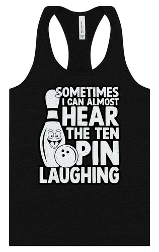 Ten Pin Laughing Women's Racerback Tank