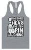 Ten Pin Laughing Women's Racerback Tank