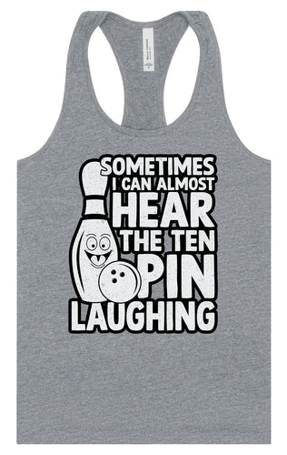 Ten Pin Laughing Women's Racerback Tank