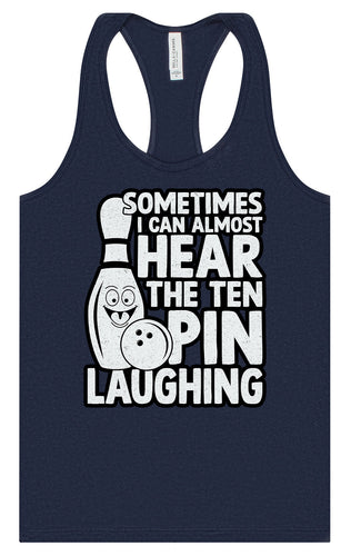 Ten Pin Laughing Women's Racerback Tank