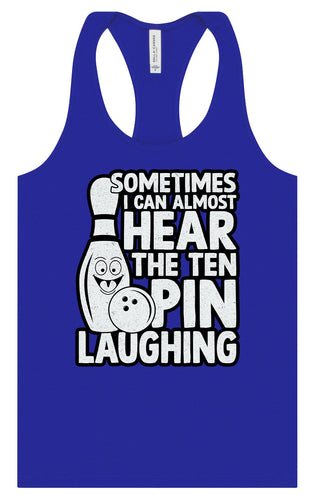 Ten Pin Laughing Women's Racerback Tank