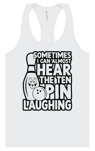 Ten Pin Laughing Women's Racerback Tank