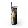 Skinny Tumbler with Straw – 20 oz Stainless Steel Cup