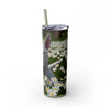 Skinny Tumbler with Straw – 20 oz Stainless Steel Cup