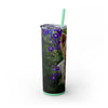 Skinny Tumbler with Straw – 20 oz Stainless Steel Cup