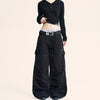 Womens Versatile Retro American-style Workwear Denim Jeans