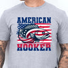 American Hooker Shirt | 4th Of July T-Shirt | Retro Hooker Tee | Patriotic Fishing Shirt | Independence Day Tee 682320