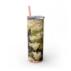 Skinny Tumbler with Straw – 20 oz Stainless Steel Cup