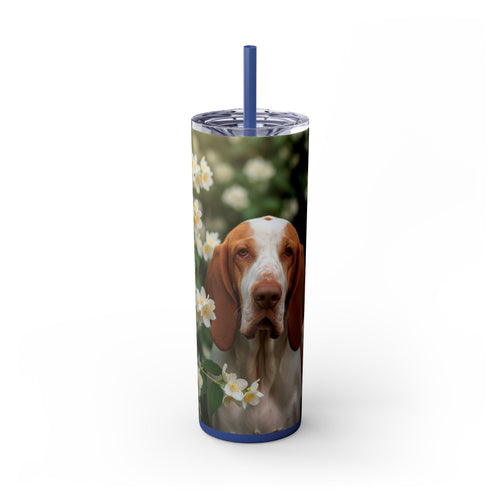 Skinny Tumbler with Straw – 20 oz Stainless Steel Cup