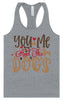 You, Me, and the Dogs Women's Racerback Tank