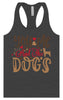 You, Me, and the Dogs Women's Racerback Tank