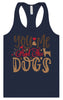 You, Me, and the Dogs Women's Racerback Tank