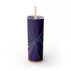 Skinny Tumbler with Straw – 20 oz Stainless Steel Cup
