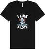 I Like Nursing A Lotl Unisex V-Neck Shirt