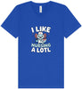 I Like Nursing A Lotl Unisex V-Neck Shirt