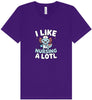 I Like Nursing A Lotl Unisex V-Neck Shirt
