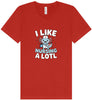 I Like Nursing A Lotl Unisex V-Neck Shirt