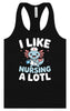 I Like Nursing A Lotl Women's Racerback Tank
